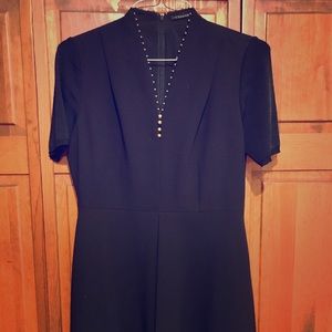 T tahari black dress so cute NWOT